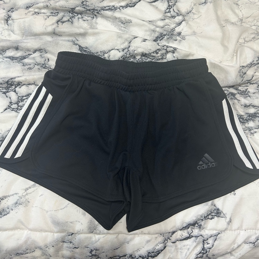 Black and white Adidas shorts #activewear